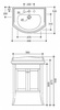 Мебель для ванной Kerasan Retro с дверцами (69 см) орех