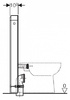Сантехнический модуль для подвесных и напольных унитазов Geberit Monolith Plus 131.201.SI.1 с подсветкой