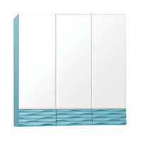 Зеркальный шкаф Style Line Ассоль 80, Люкс аквамарин