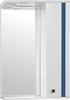 Зеркальный шкаф Style Line Флокс 55/С, синее стекло