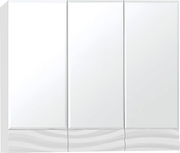 Зеркальный шкаф Style Line Вероника 80, Люкс белый